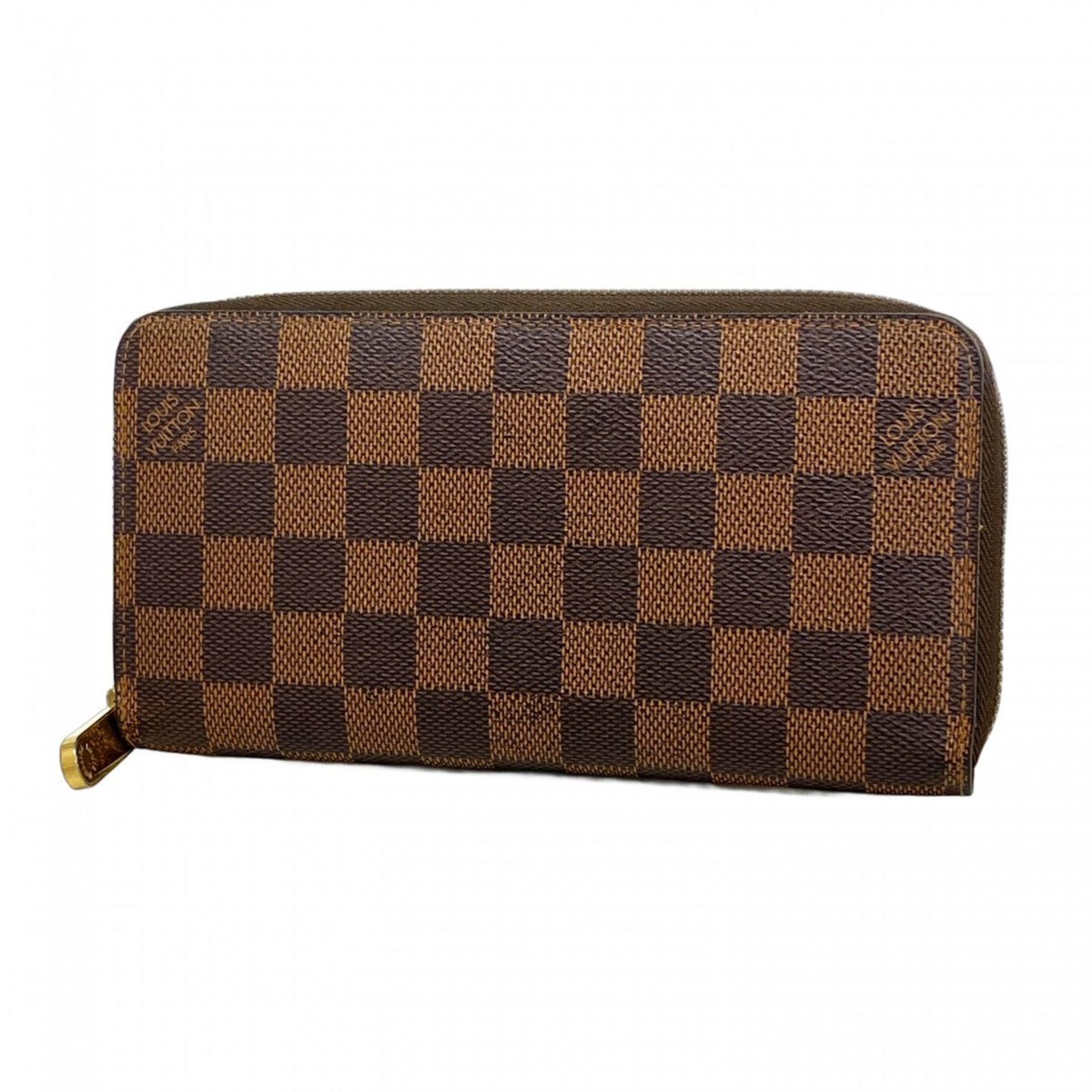 ルイ ヴィトン Louis Vuitton ルイ ヴィトン 長財布 ダミエ ジッピーウォレット N60015 エベヌメンズ レディース