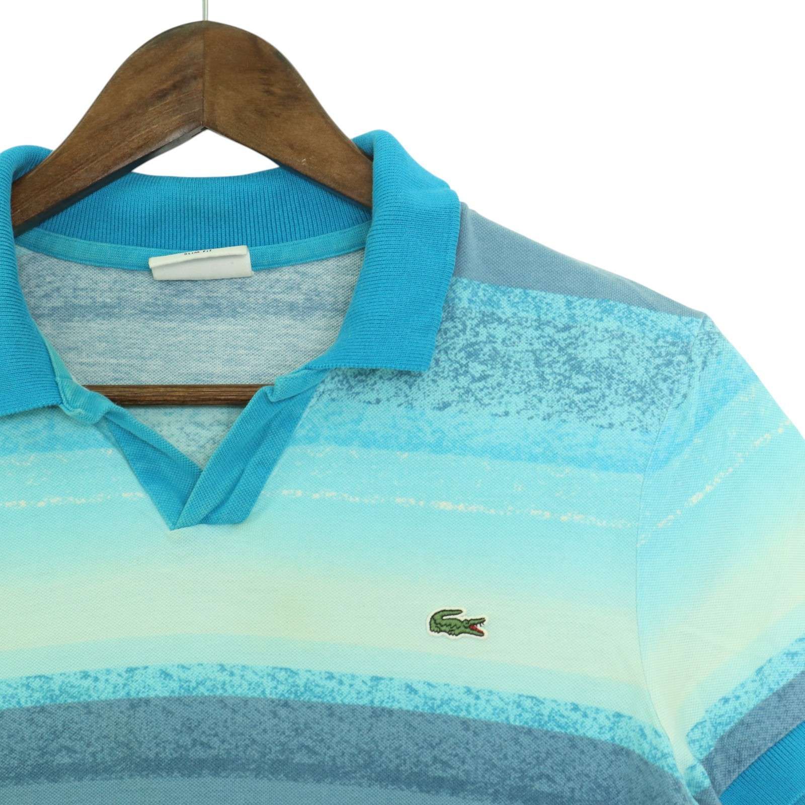 新品 4サイズ ラコステ 日本製 ボーダー コットン 鹿の子 半袖 ポロシャツ MADE IN JAPAN製 LACOSTE ボーダー柄半袖鹿の子ポロシャツ