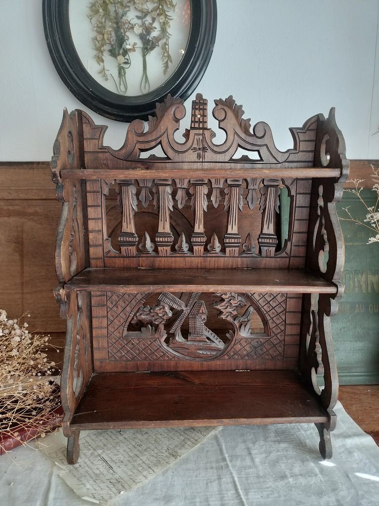 アンティーク 戦前 手巻き鳥かご型置時計 実働 WWW_CHESHIRE-HOUSE_NET