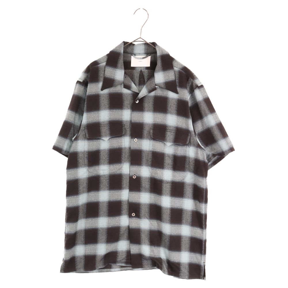 SUGARHILL (シュガーヒル) 23SS OMBRE PLAID HALF SLEEVE BLOUSE 