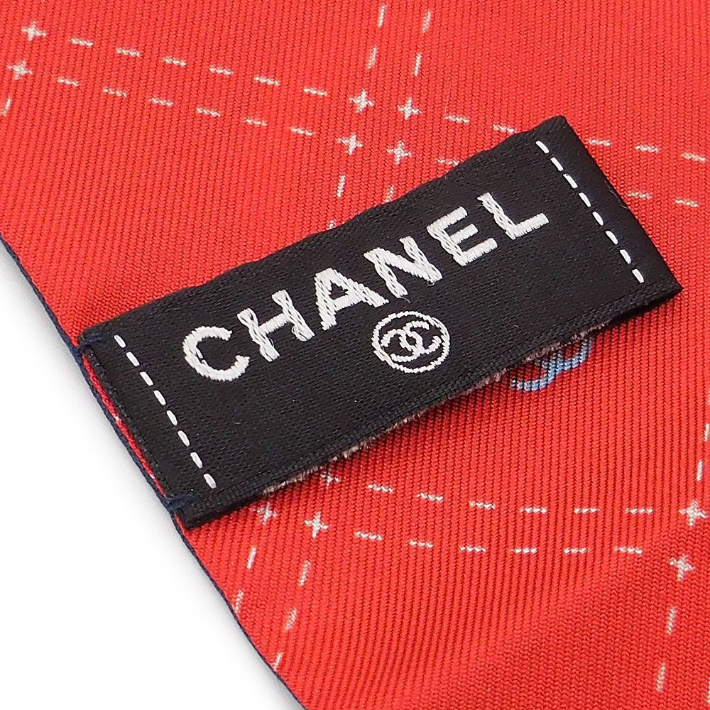 シャネル ツイリー スカーフ ヘアバンド COCOロゴ ココマーク