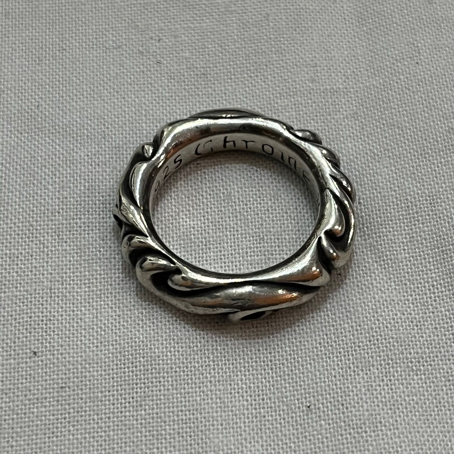 CHROME HEARTS SCRL BAND スクロールバンドリング 指輪 クロムハーツ
