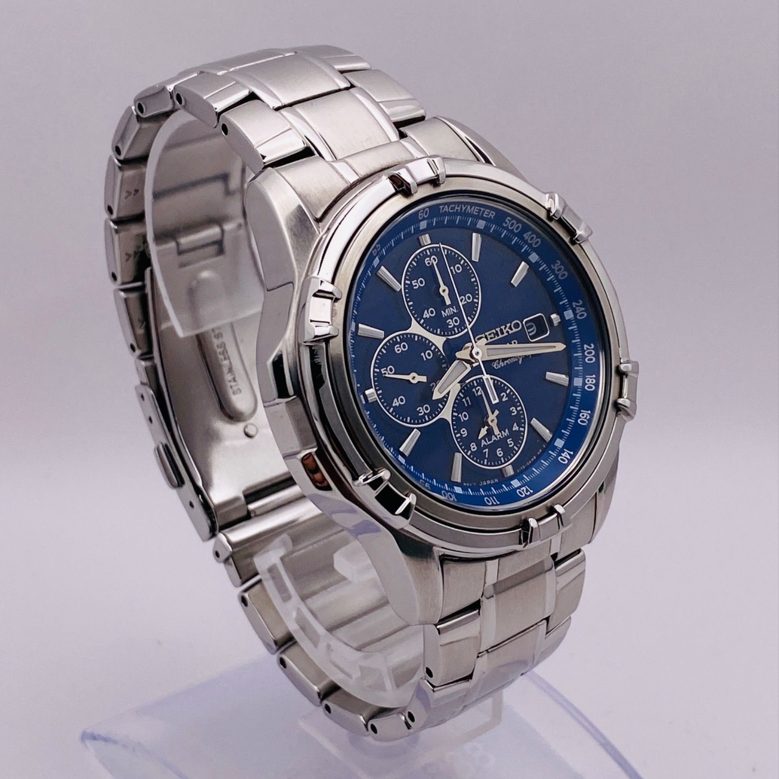 T125）希少 良品 稼動品 SEIKO セイコー SOLAR Chronograph ソーラー クロノグラフ SSC147P1 V172-0AJ0 人気  時計 メンズ ユニセックス - メルカリ