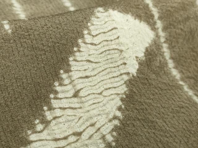 平和屋本店■極上　日本工芸会正会員　福村廣利　訪問着　杢目絞り　間道　逸品　DZAA9188kh5 平和屋本店□極上 日本工芸会正会員 福村廣利 訪問着 杢目絞り 間道