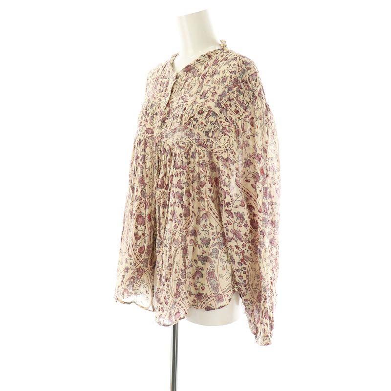 ISABEL MARANT / イザベルマラン | ペイズリー フリルカラーブラウス | 34 | マルチカラー | レディース ISABEL MARANT / イザベルマラン | ペイズリー フリルカラー