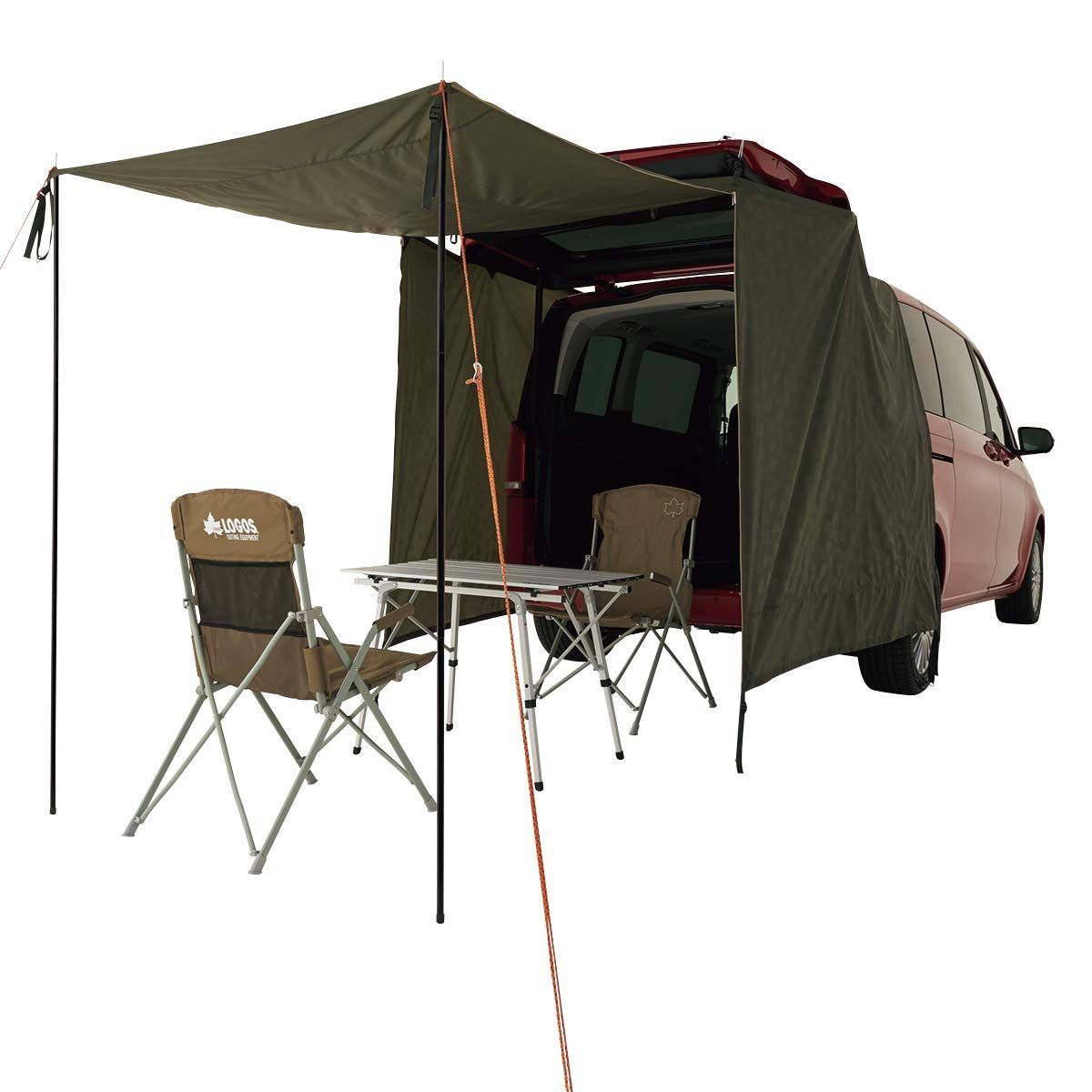 ミニバンリビング-AI neos 71805056 ロゴス LOGOS カーキャンプ用