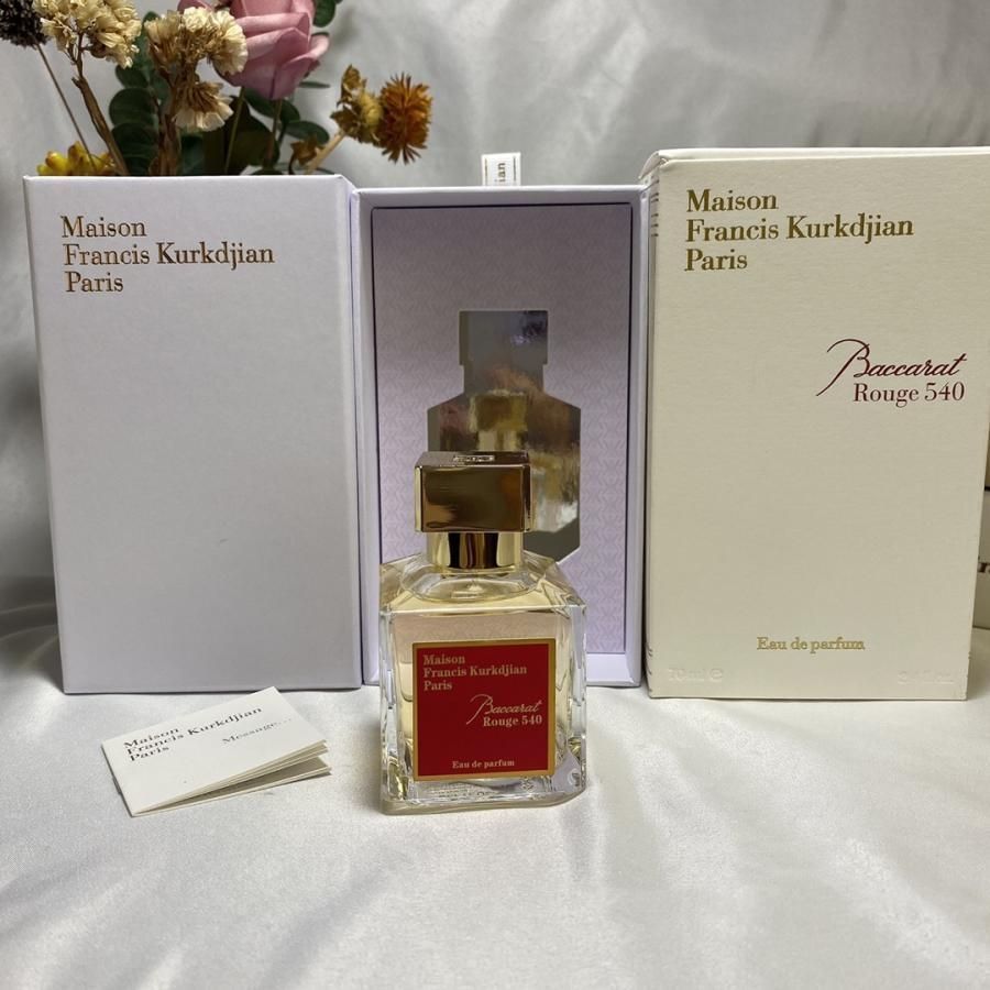 メゾン フランシス クルジャン バカラ ルージュ 540 オードパルファム 70ml MAISON FRANCIS KURKDJIAN  BACCARAT ROUGE 540 EDP - メルカリ