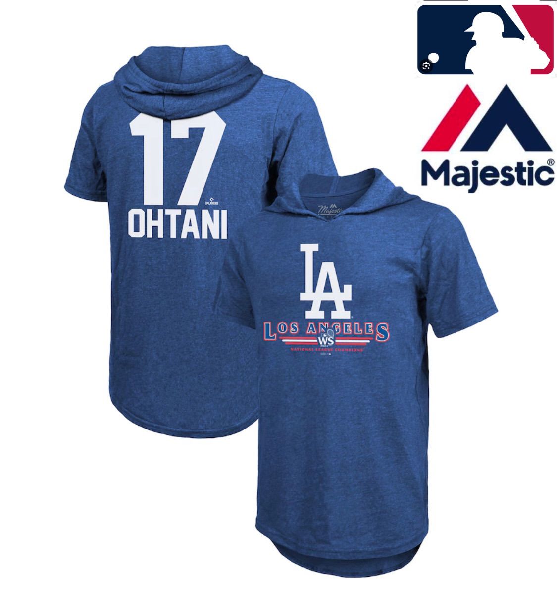 ロサンゼルスドジャース オーセンティックパーカー Mサイズ 大谷選手