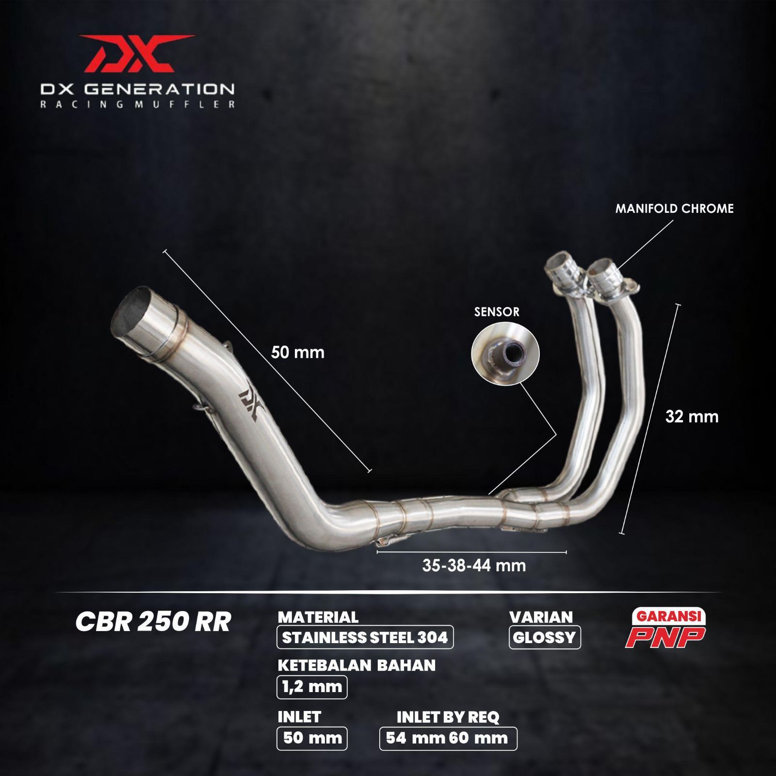 DX GENERATION PRO RACE フルエキマフラー CBR250RR YZF-R25 MT-25