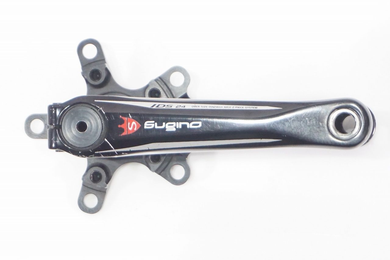 ☆Sugino IDS 24クランクセット、BB付属 SUGINO 「スギノ」 IDS 24