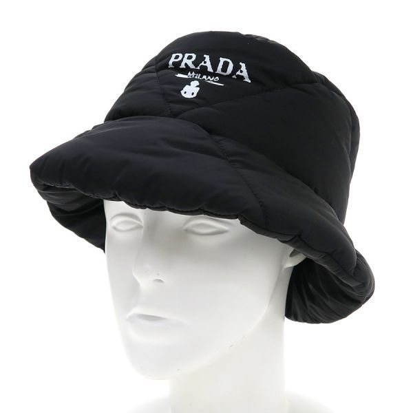 希少プラダ バケットハット XL 本日限定PRADA バケットハット 希少両側