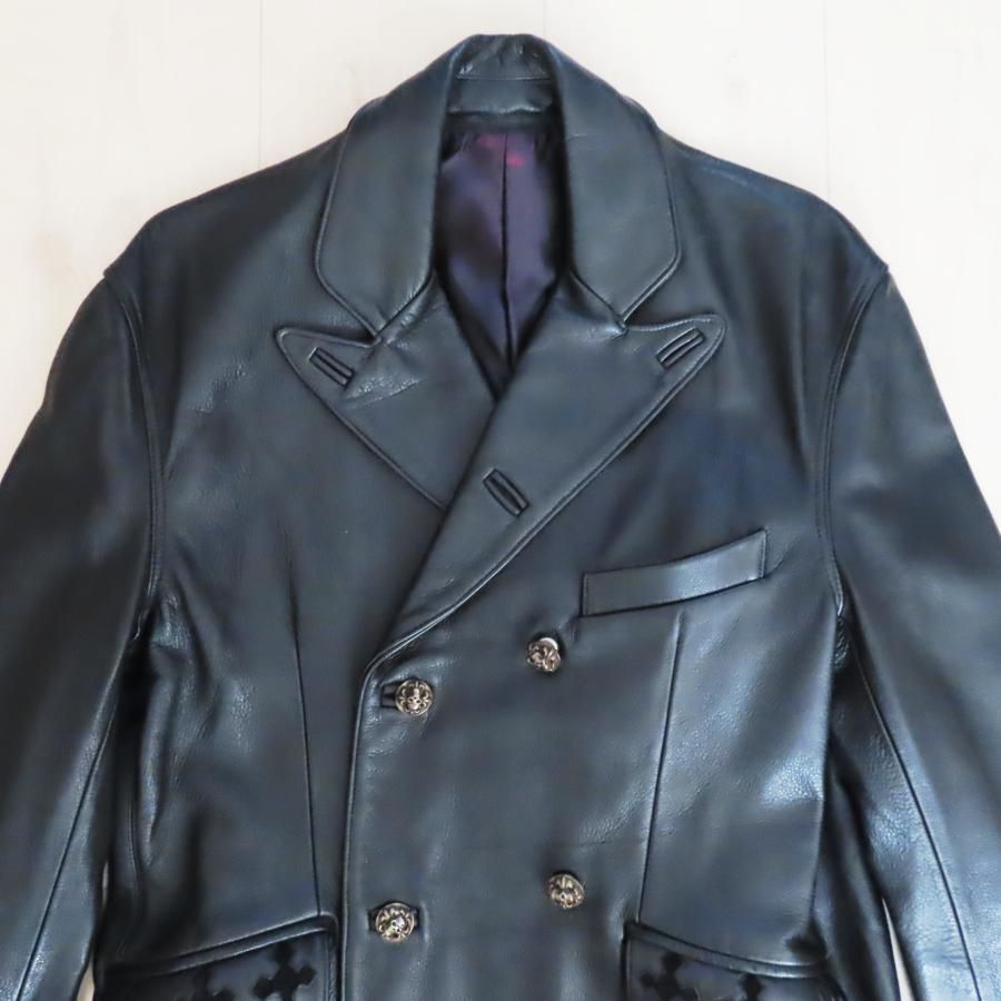 e*n様 G-STAGE レザーロングコート　羊革　黒 e*n様 G-STAGE レザーロングコート 羊革 黒 - メルカリ