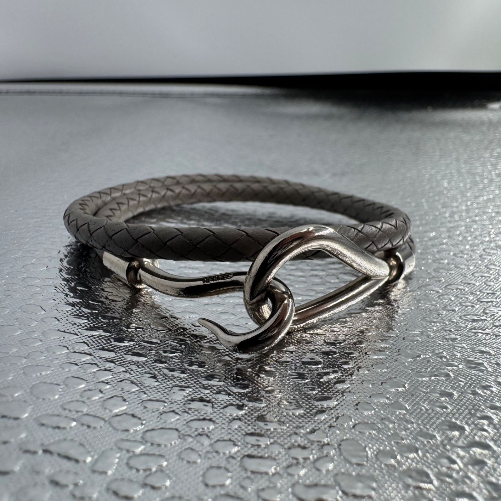 HERMES ジャンボ 編み込み チョーカー ブレスレット ヴォー