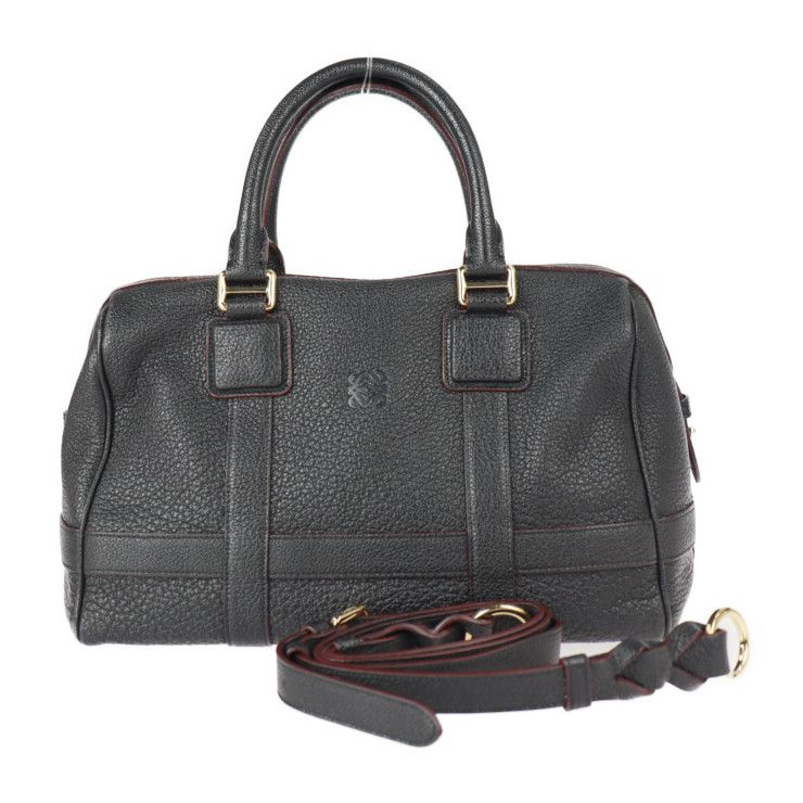 ロエベ パセオ キャンバス レザー ハンドバッグ キャンバス LOEWE Paseo satchel(ロエベ パセオ サッチェル