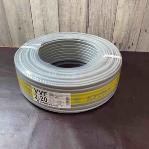 店頭 協和電線工業株式会社VVFケーブル 2.0mm×3芯 100m巻 灰色 東大和店