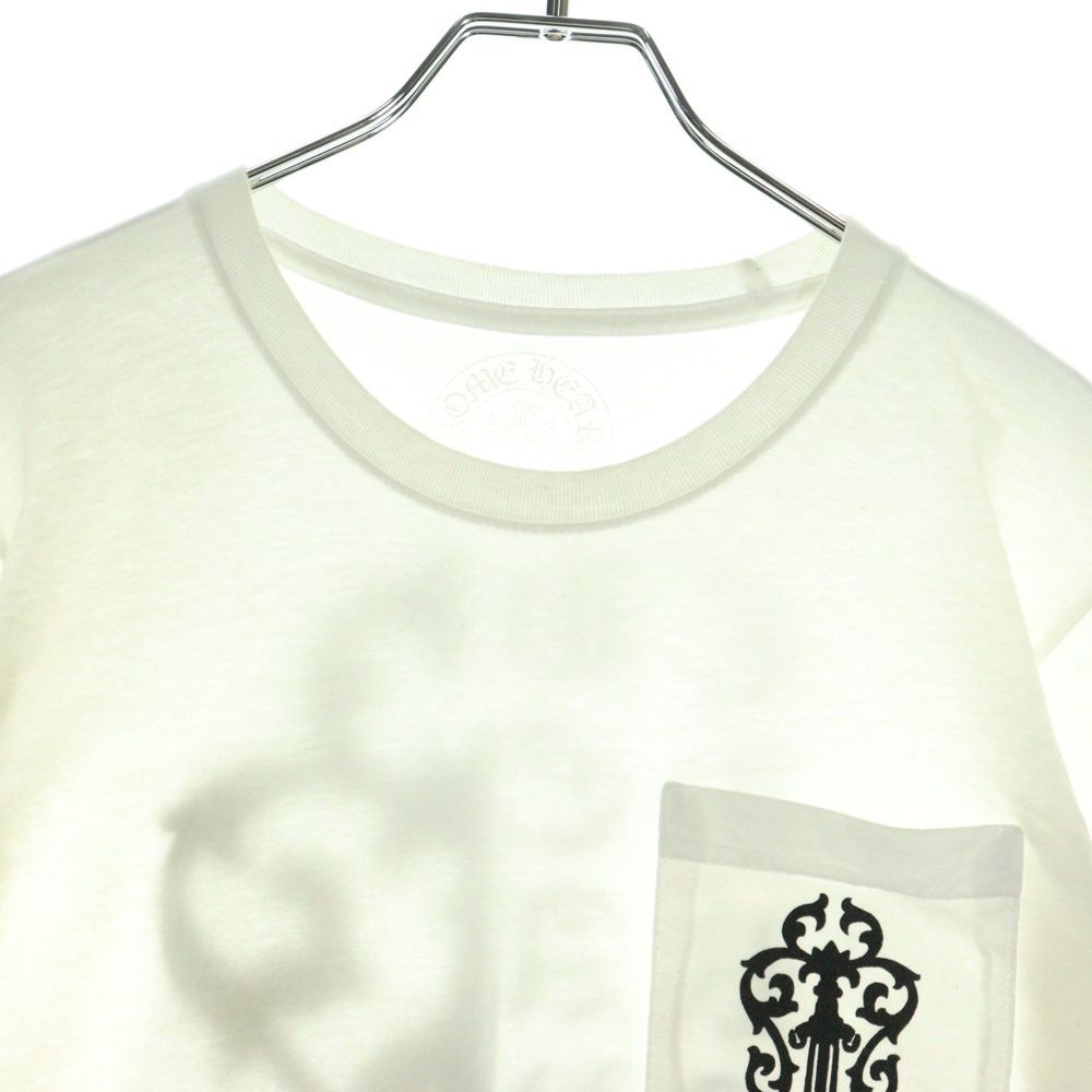 ◆入手困難◆送料込【CHROME HEARTS】ダガー Tシャツ ホワイト CHROME HEARTS DAGGER(クロムハーツ ダガー) Tシャツ