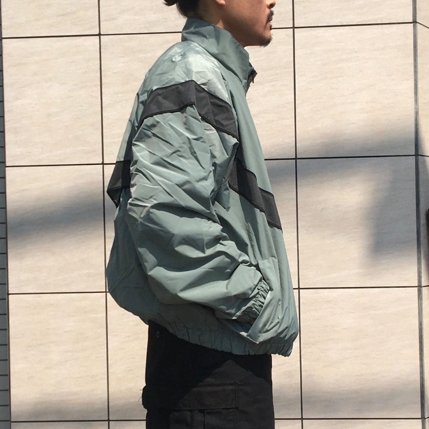 【US ARMY】IPFU Training Jacket アメリカ陸軍 フィジカルトレーニング用 初期モデル ナイロンジャケット ミリタリー◆Size:US-XL-S