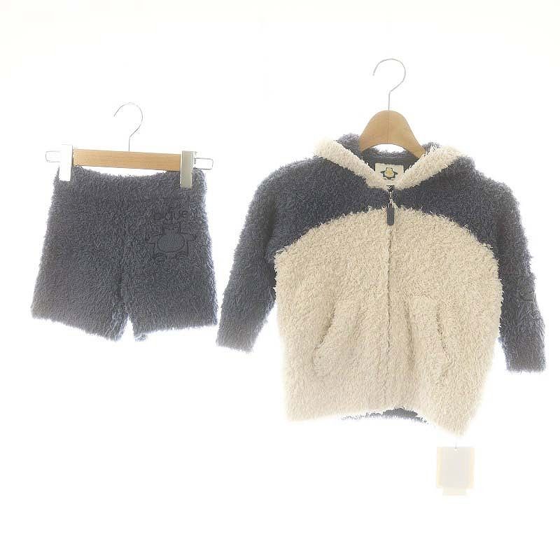 ジェラートピケ カビゴンパーカ&ショートパンツセット キッズ XXS