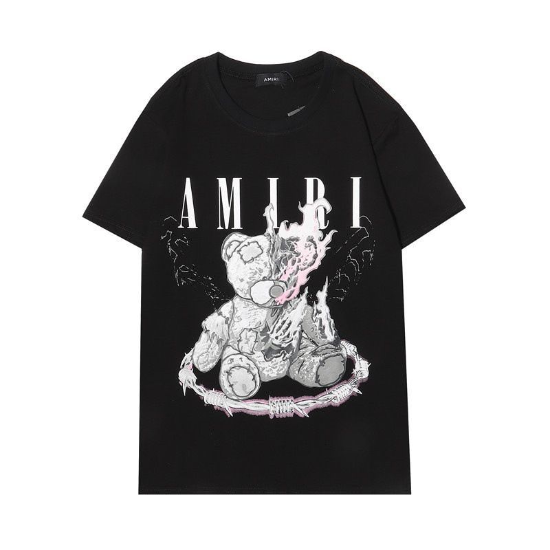 アミリ AMIRI 半袖Tシャツ クルーネック バンダナロゴティー BANDANA ...