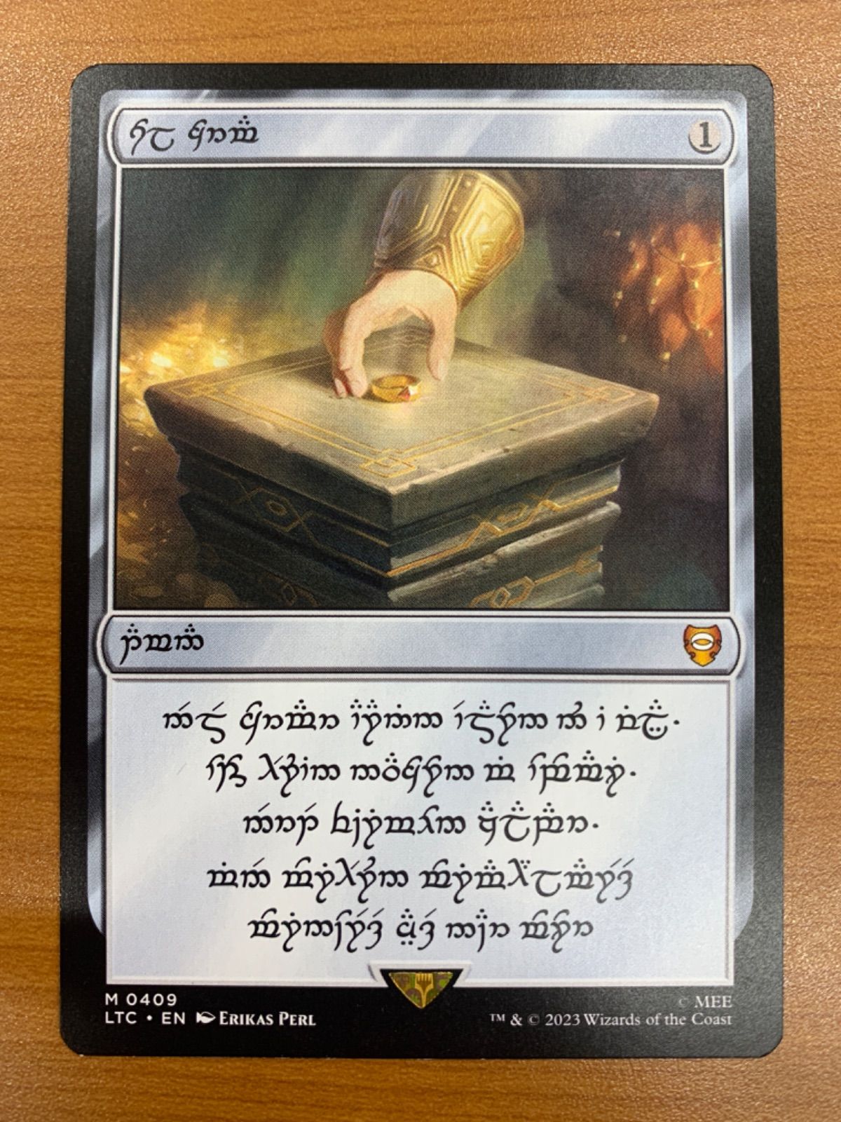 太陽の指輪 Sol Ring 神話 M0409 MTG MAGIC The Gathering ID 1630