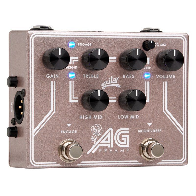 aguilar AG PREAMP/DI PEDAL Breast Cancer Awareness Edition ベース用プリアンプ DI〈アギュラー〉