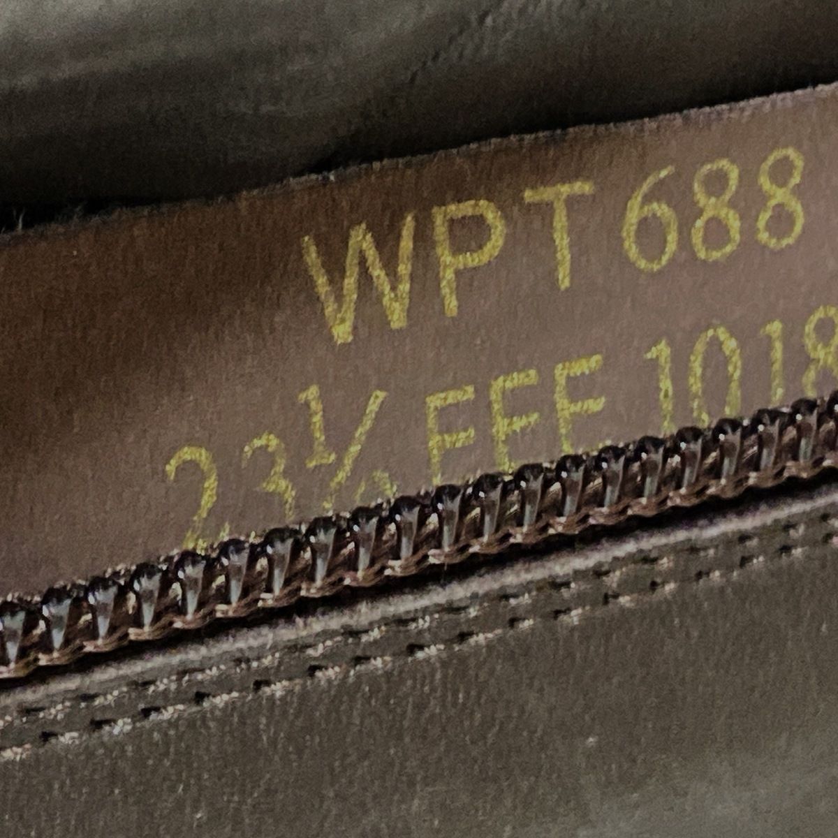 ダークブラウン インソール取外し可|ステッチ