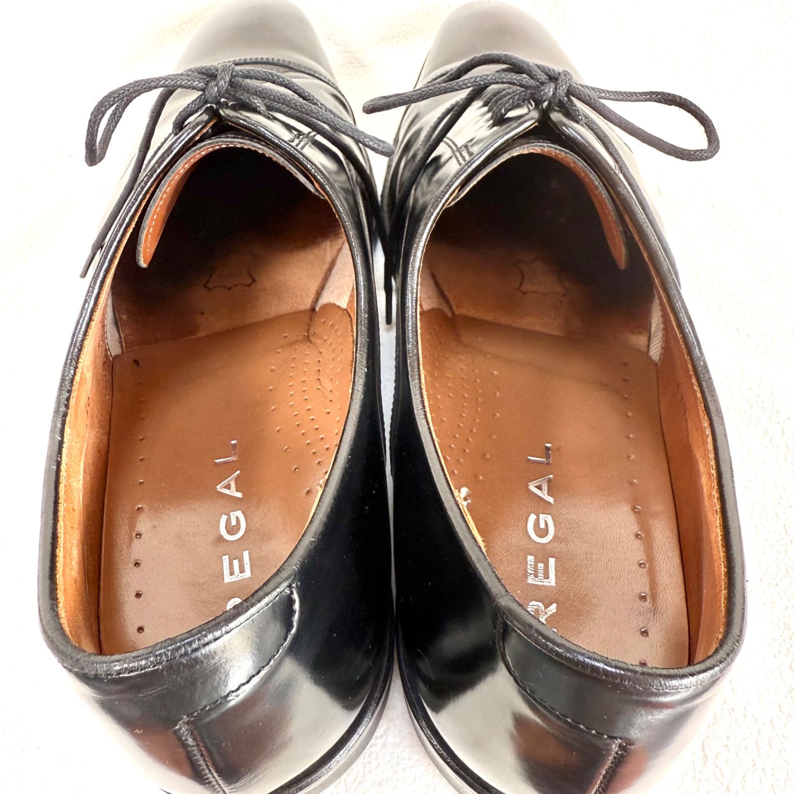 美品✨リーガル 315R ストレートチップ レザー ブラック 本革 26.5