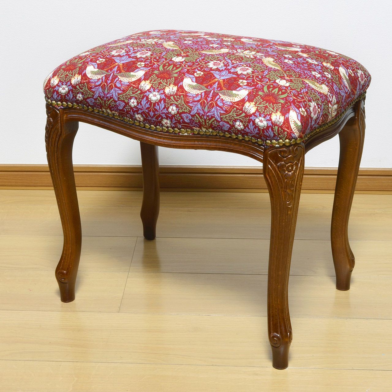 猫足チェア 猫脚椅子 アンティークスツール ホワイト系 アンティーク