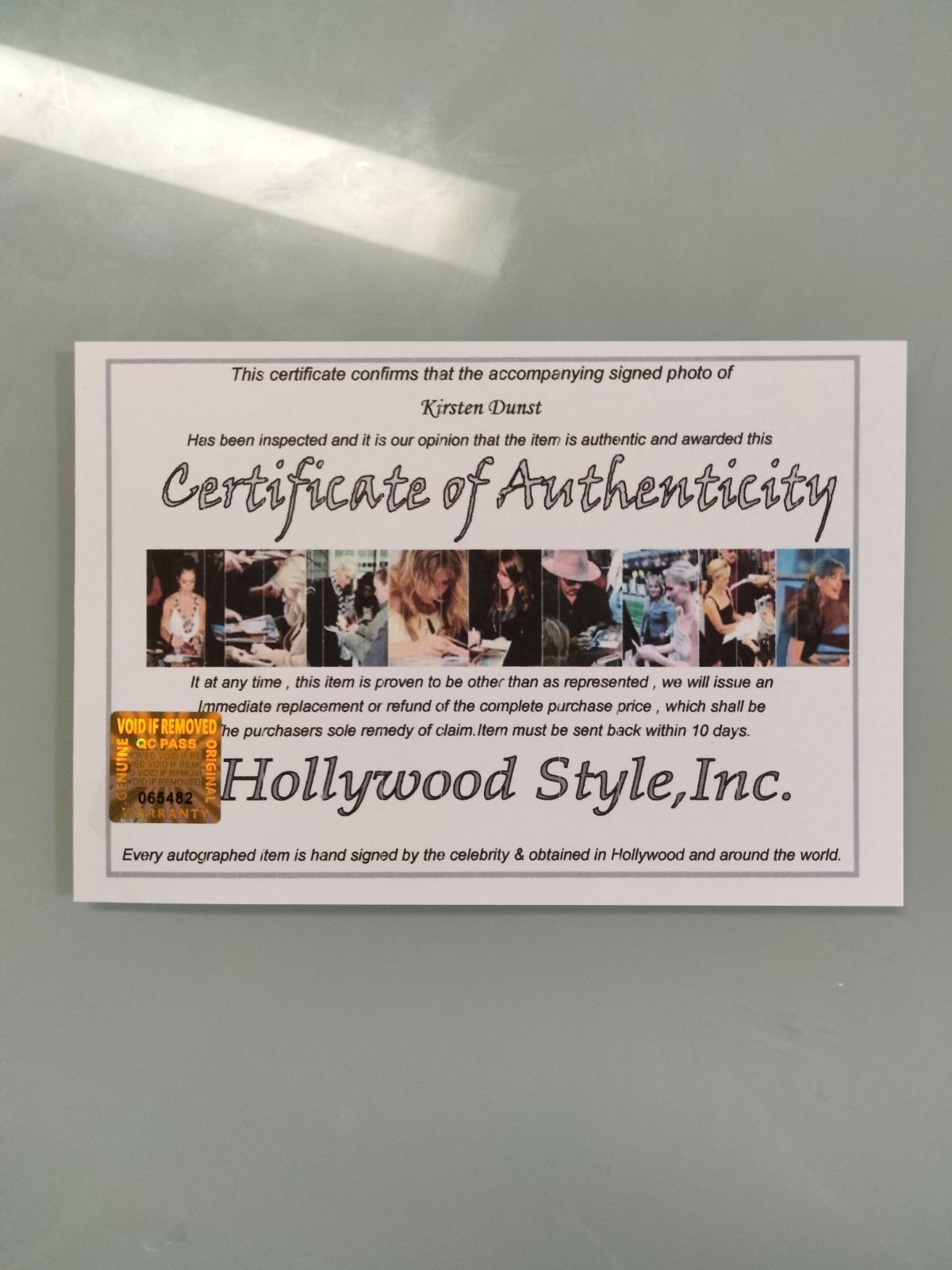 キルスティン・ダンスト直筆サイン入り超 大型写真… キルスティン・ダンスト直筆サイン入り超 大型写真…Kirsten Dunst