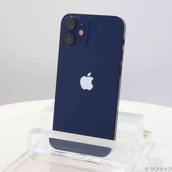 〔中古品〕 iPhone12 mini 128GB ブルー MGDP3J／A SIMフリー【198】