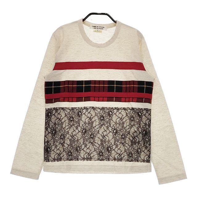 COMME des GARCONS COMME des GARCONS チェック レース 長袖T