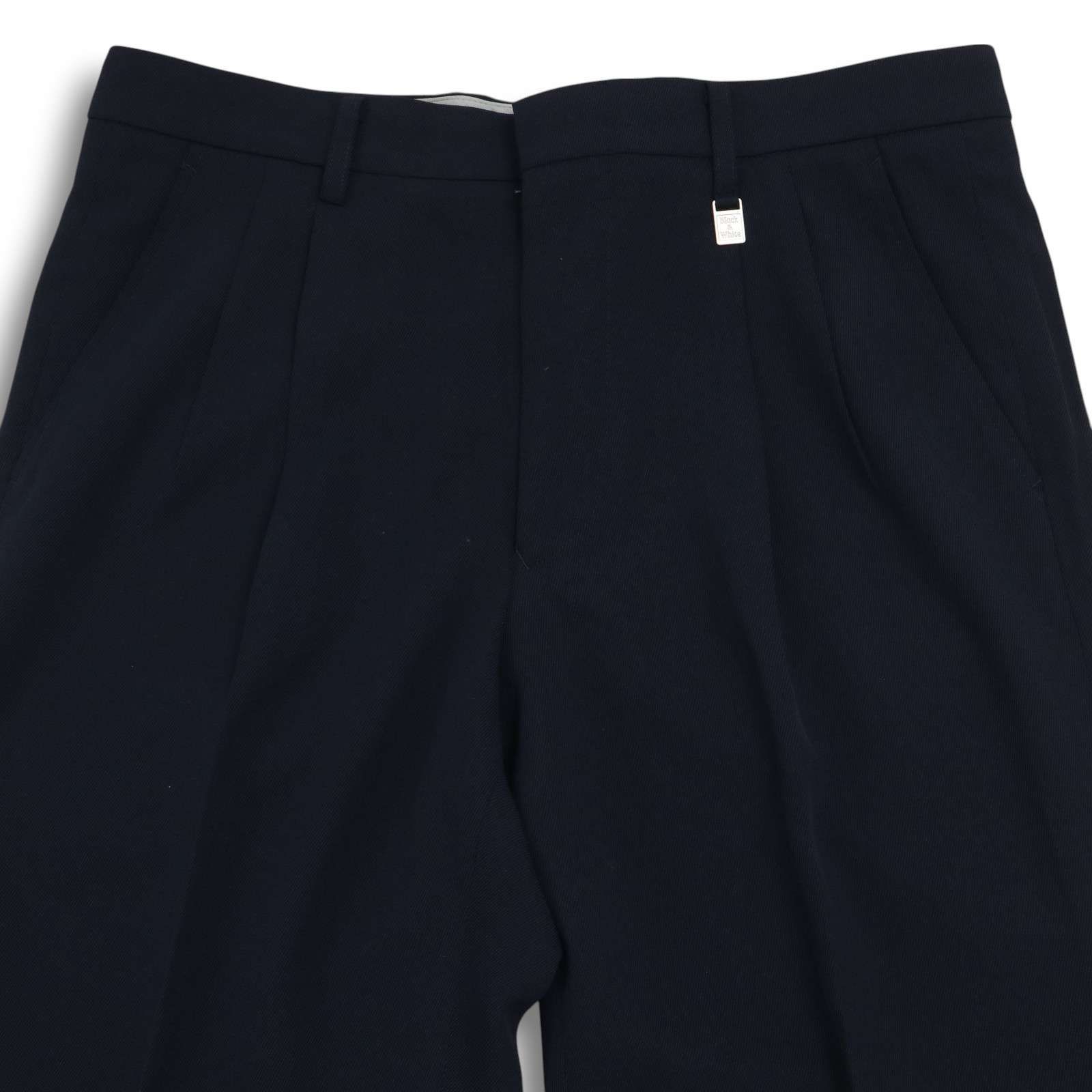 BLACK&WHITE ブラック＆ホワイト ゴルフ 通年 刺繍☆ 2タック入り