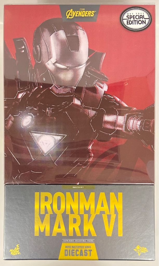 HOTTOYS MOVIE MASTERPIECE DIECAST IRON MAN MARK 6 | DIECAST SPECIAL EDITION MMS378