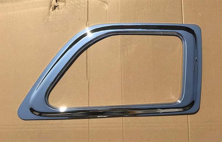 Chrome Truck Parts 日野 17プロフィア NEW/07プロフィア レンジャープロ 安全窓 メッキ ナビウインドウ ガーニッシュ 助手席 トラック用品 外装 トラック部品(シルバー，  ナビウインドウ ガーニッ