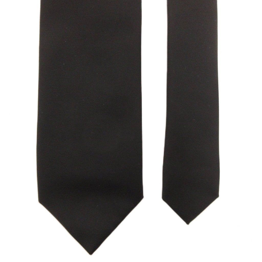 極美品✨PRADA プラダ ネクタイ グレー 光沢 ソリッド ナロータイ