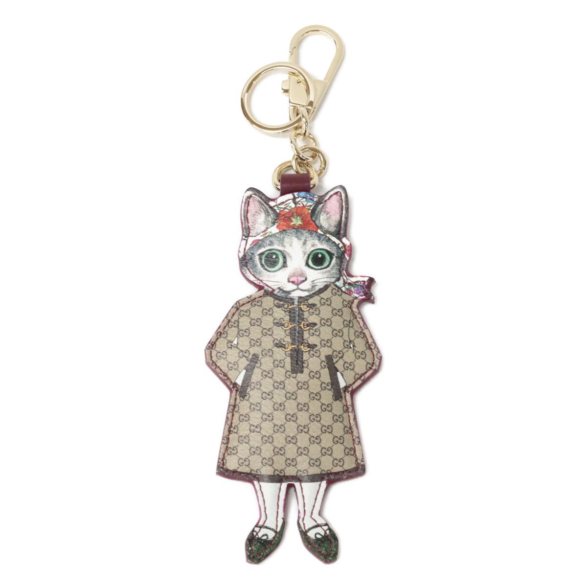 GUCCI グッチ 844246 日本 ヒグチユウコ 猫 BO チャーム