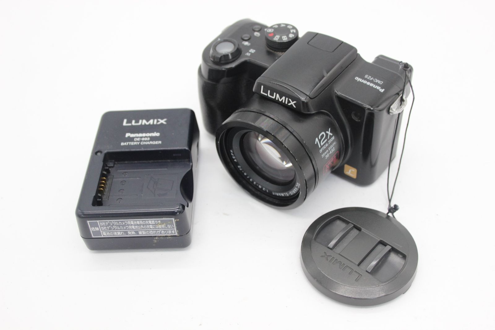 返品保証】 パナソニック Panasonic LUMIX DMC-FZ5 12x チャージャー付き コンパクトデジタルカメラ s9135 - メルカリ