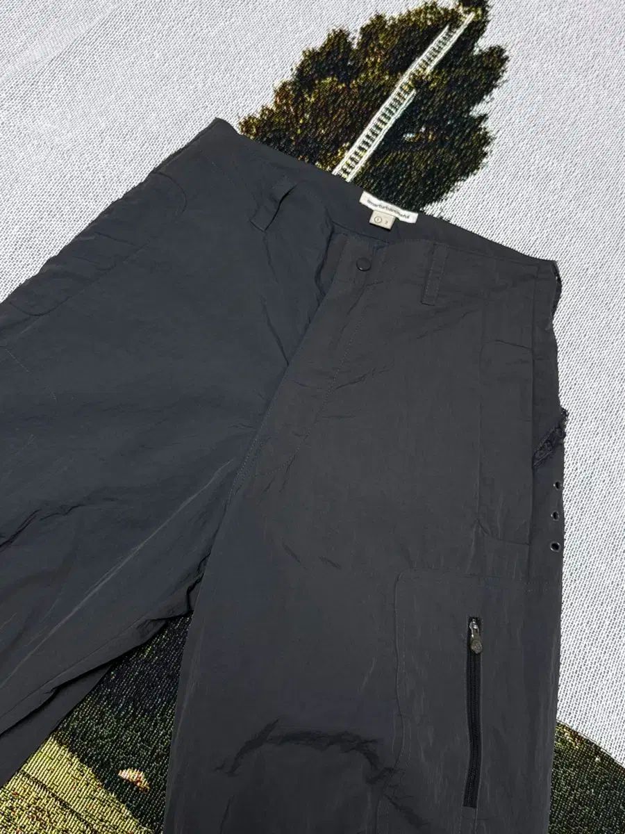 こいせいお レース シャーリング パンツ グレー 1 サイズ