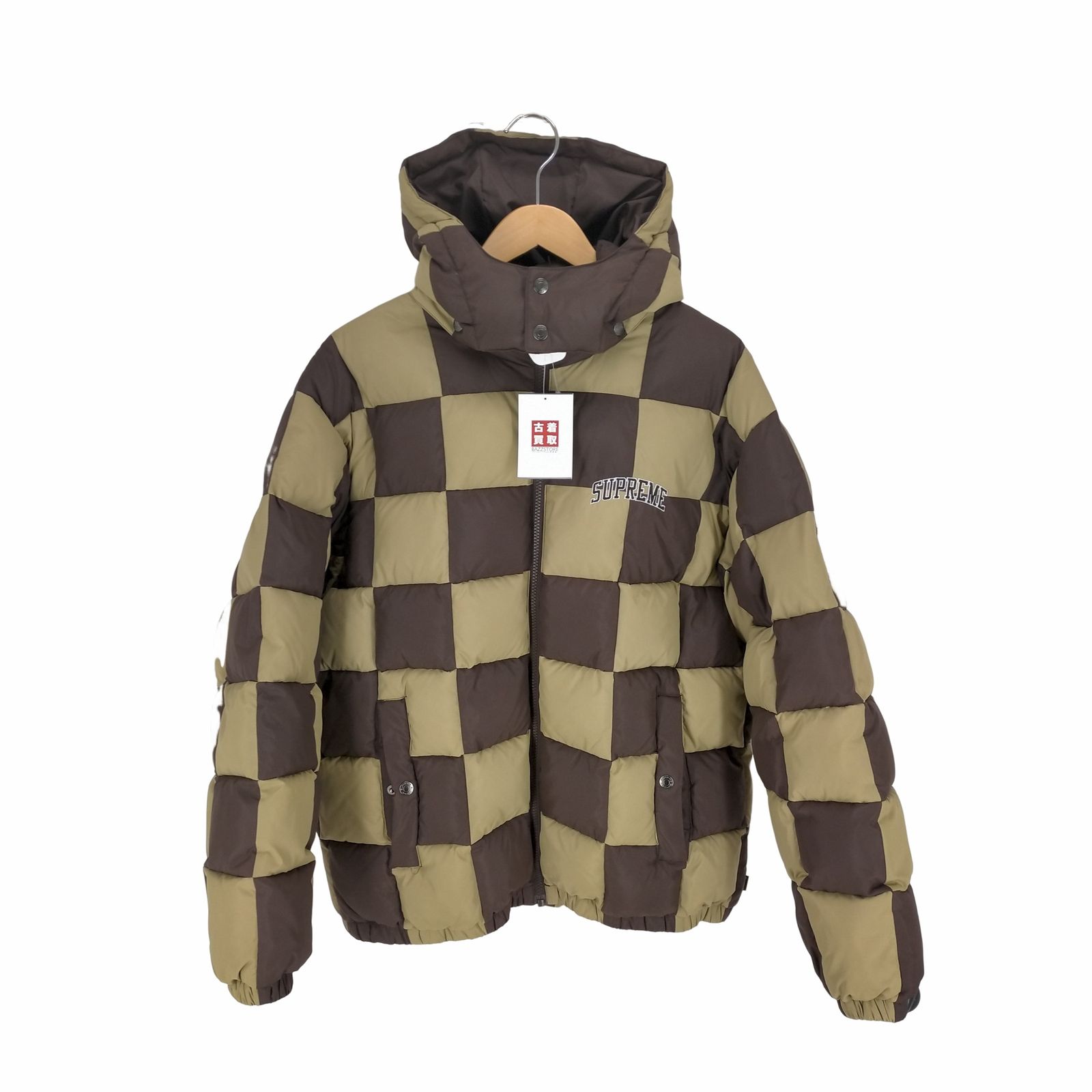ジャケット・アウター SUPREME 19AW Checkerboard Puffy Jacket Supreme FW19 Week 17 Checkerboard Puffy Jacket SUP-FW19-10893