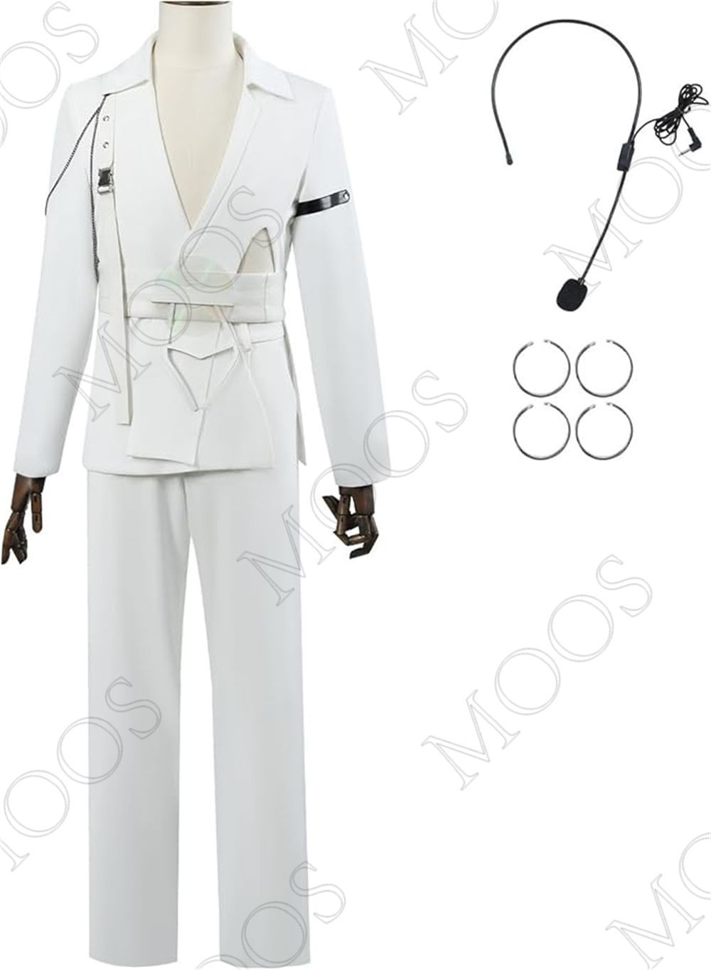 エイリアンステージ ルカ コスプレ衣装 Alien Stage Till LUKA-R7 コスプレ服 白い 制服 セット コスチューム 変身 変装 ハロウィン クリスマス イベント ステージ服 忘年会 学園祭 文化祭 撮影会 遊園会 変身 誕生日 プレゼント
