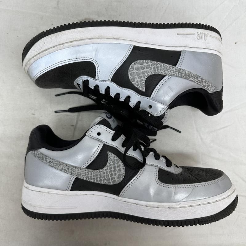 NIKE AIR FORCE 1 黒蛇 スネーク エアフォース1 DJ6033-001 AF1 silver ...