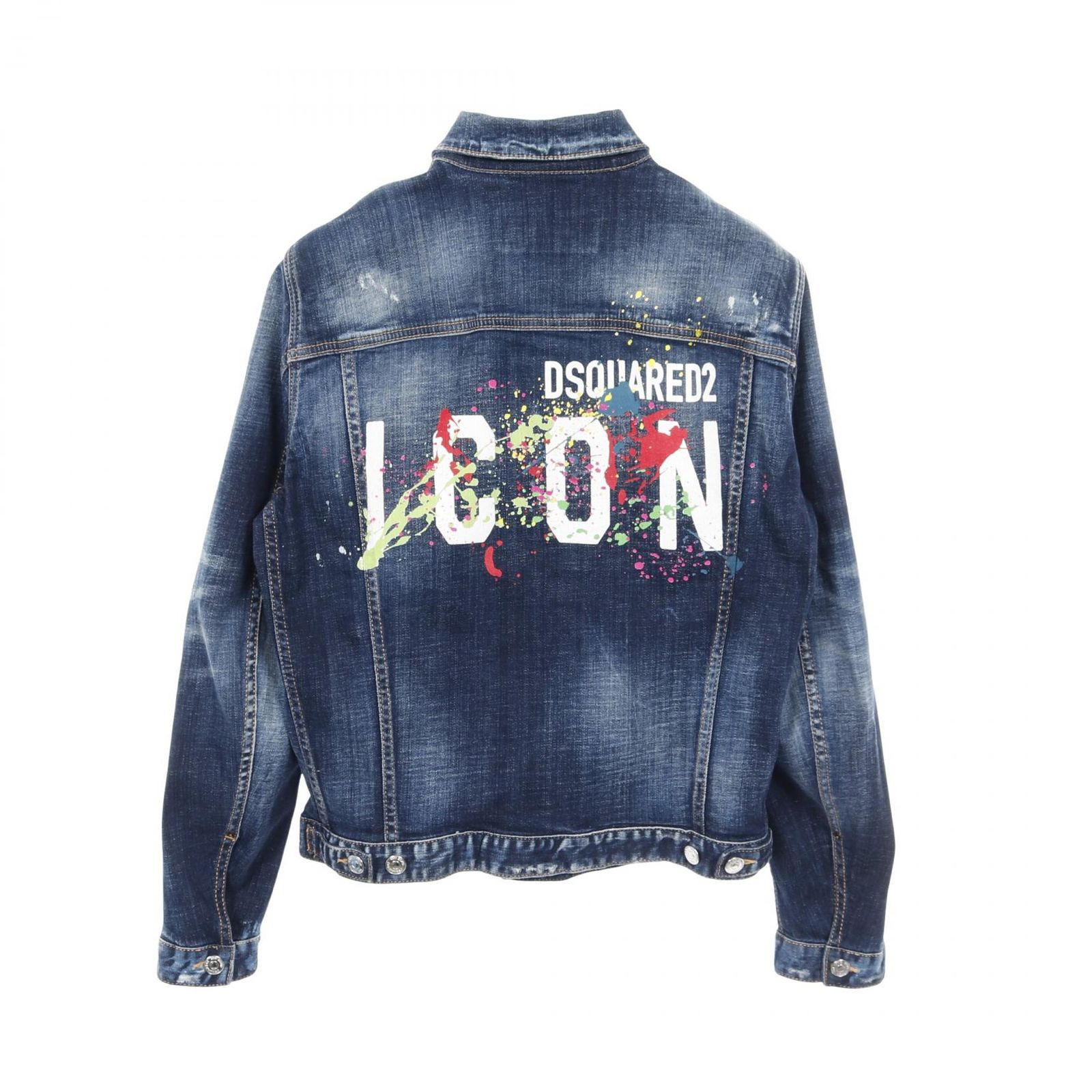 ディースクエアード DSQUARED2 デニムジャケット Icon Splatter