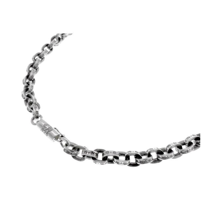クロムハーツ CHROME HEARTS PAPER CHAIN 18 シルバー ペーパーチェーン ネックレス h5533