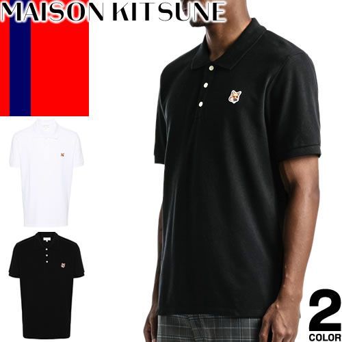 メゾンキツネ MAISON KITSUNE ポロシャツ メンズ 半袖 2025年春