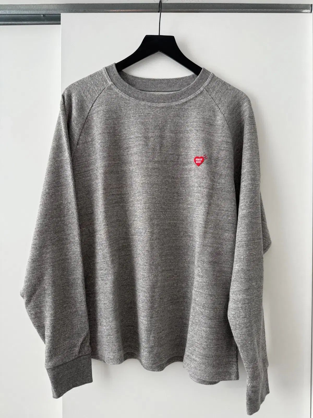 HUMAN MADE ヒューマンメイド サーマル 長袖 ロングスリーブ Tシャツ グレー XL