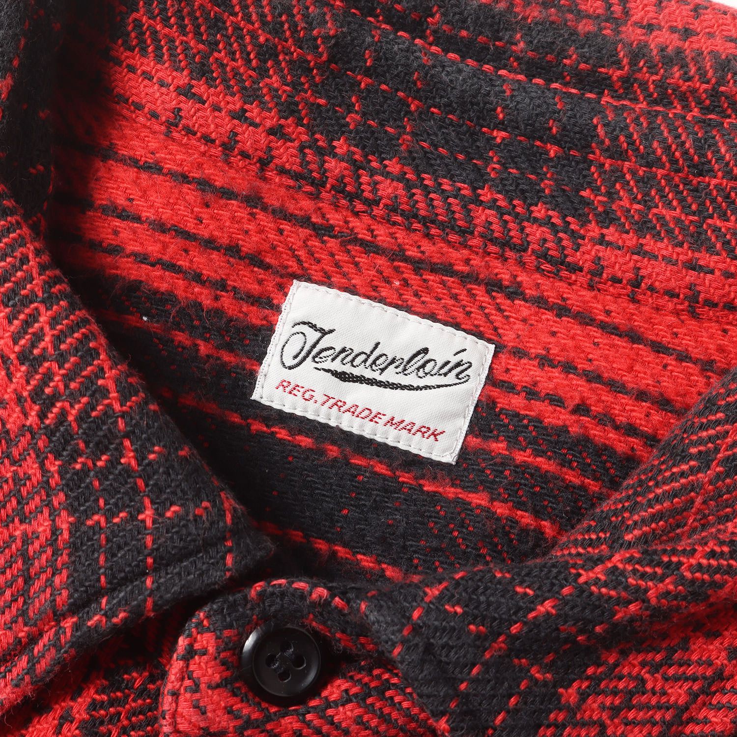 TENDERLOIN テンダーロイン シャツ レッド ブラック 赤黒 サイズ:XS