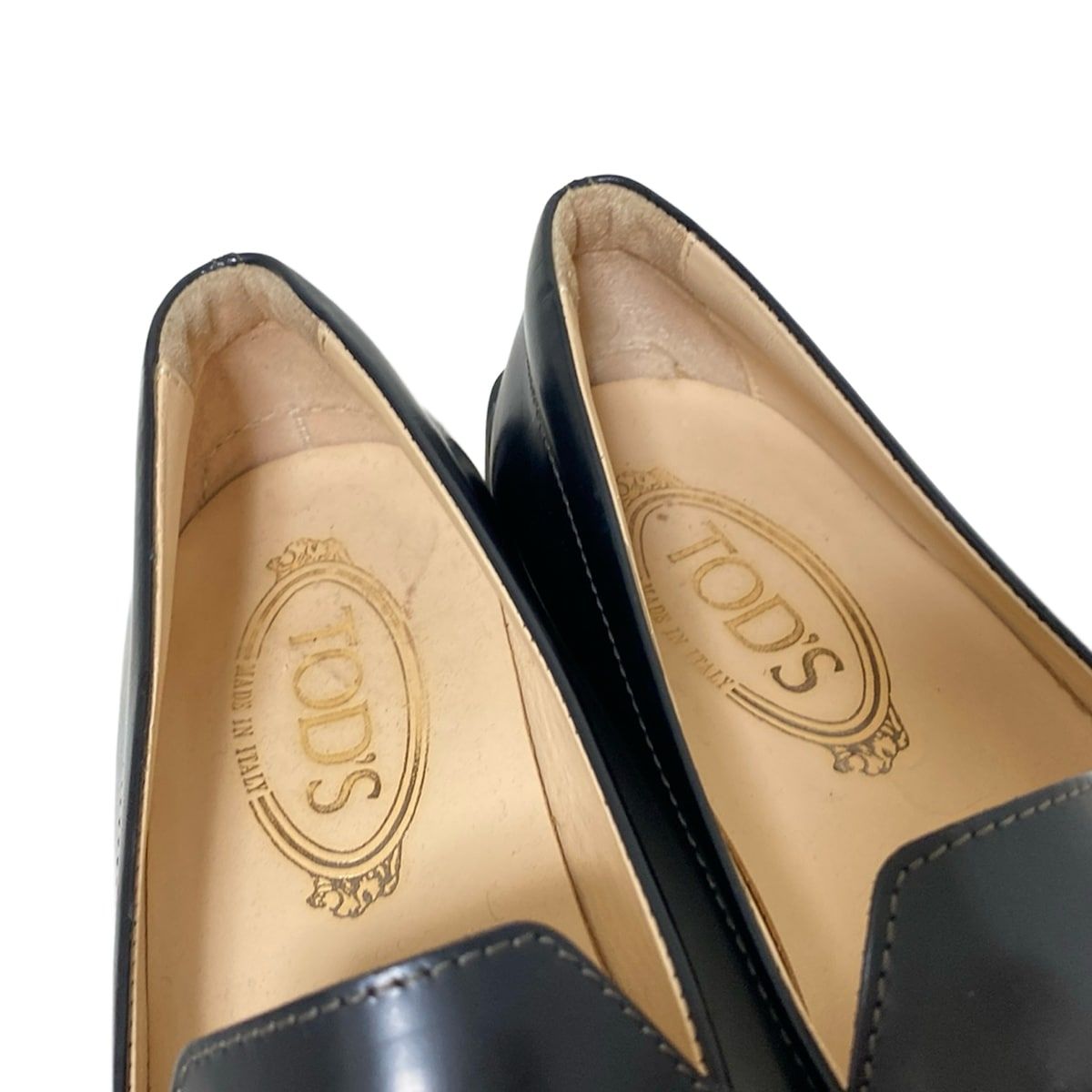 TOD'S トッズ ドライビングシューズ 37 TOD'S(トッズ) ドライビングシューズ 37 レディース - 黒 レザー