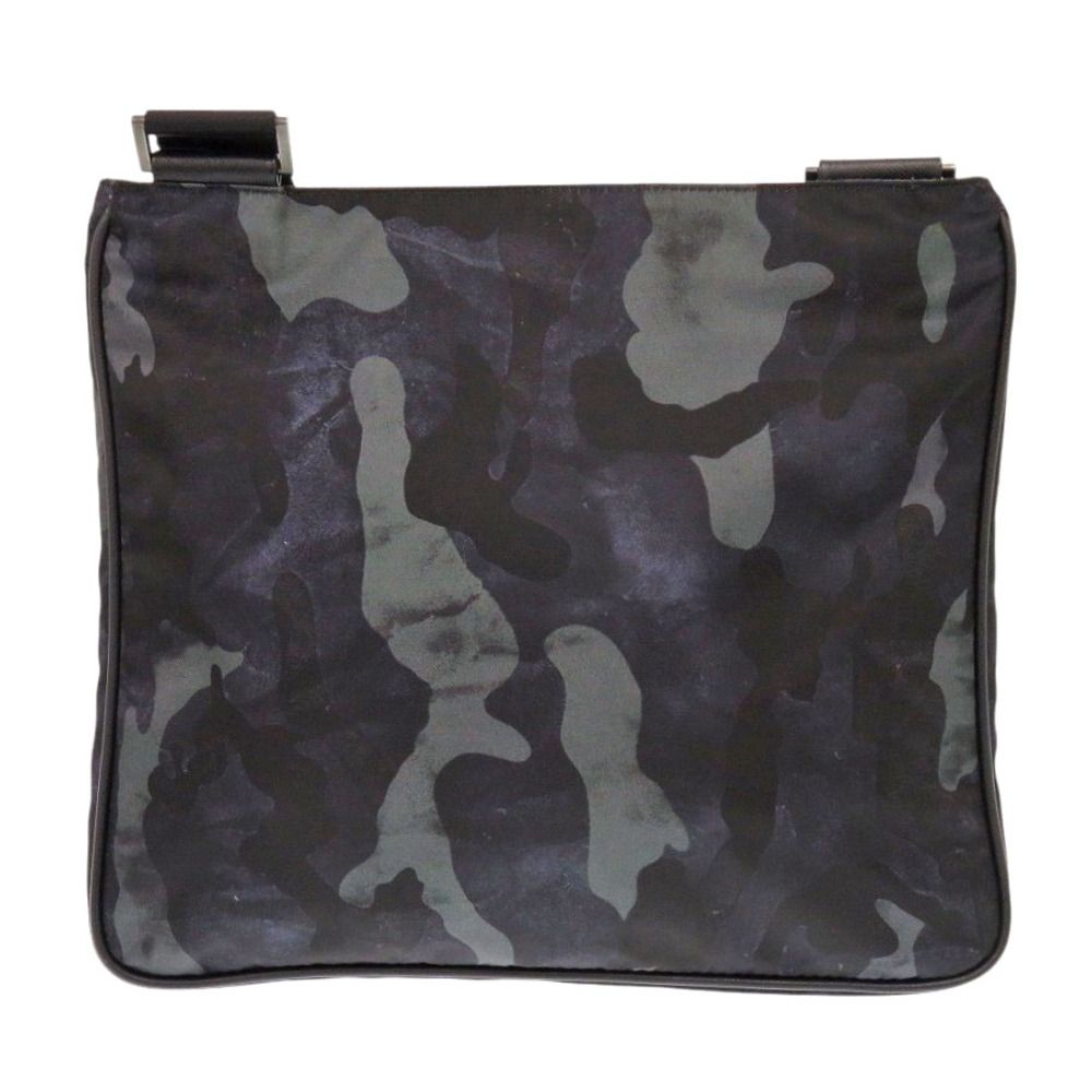 プラダ ショルダー 迷彩 美品 美品】プラダ メッセンジャーバッグ