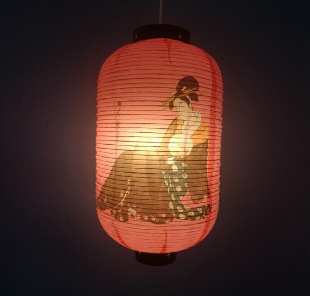 浮世絵 丸提灯