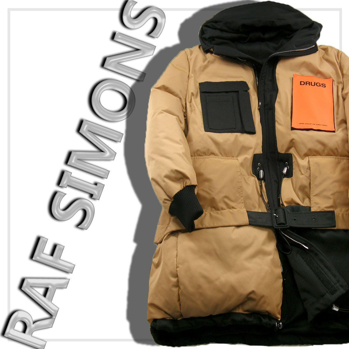 新品】 RAF SIMONS / ラフシモンズ リバーシブル ダウン イタリア製  